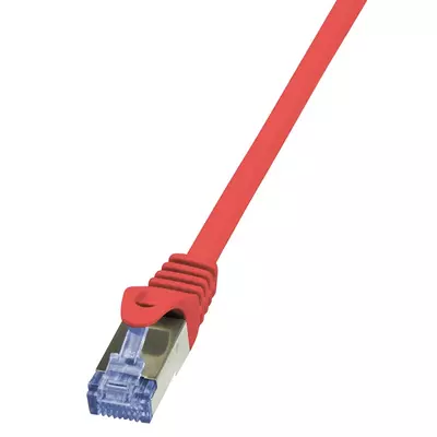 LogiLink CAT6A S/FTP Patch Cable PrimeLine AWG26 PIMF LSZH red 3,00m