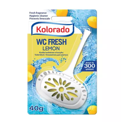 Kolorado Fresh citromos kosaras toalett block WC illatosító 40g