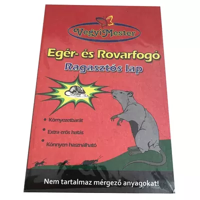 Egér és rovarfogó ragasztós lap közepes /026/