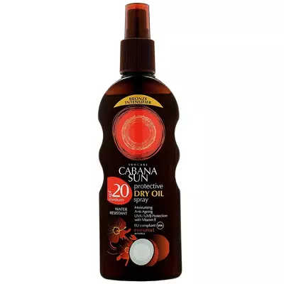 Cabana sun kókuszos száraz olaj napozó spray SPF20 200ml