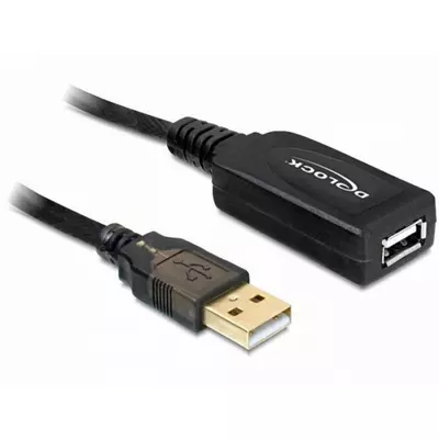 Delock USB 2.0-ás hosszabbító kábel (aktív), 15 m