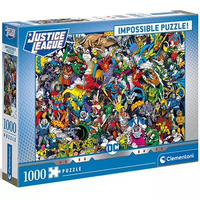 DC Comics Igazság ligája impossible puzzle 1000db-os - Clementoni