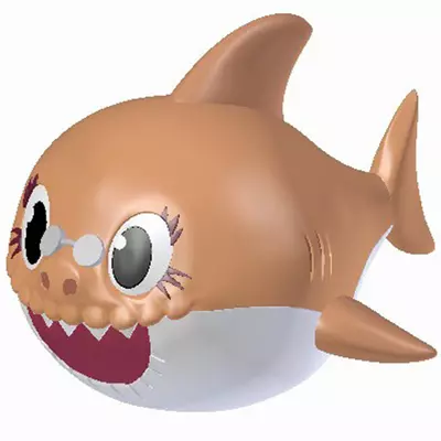 Baby Shark: Mama cápa figura