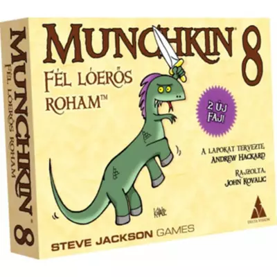 Munchkin 8 - A fél lóerős roham kártyajáték kiegészető