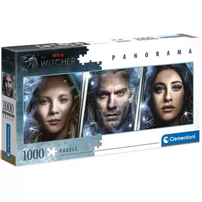 Witcher: Vaják 1000db-os panoráma puzzle - Clementoni