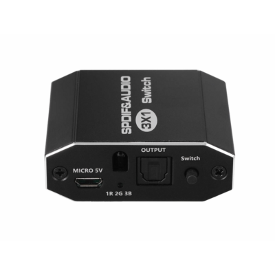 Thunder SPD-301, Optikai Toslink (SPDIF) 3x1 audio kapcsoló + távirányító