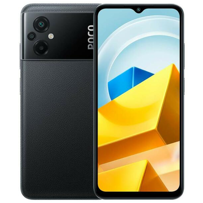 Xiaomi Poco M5 Dual Sim 4GB RAM 128GB - fekete (black) kártyafüggetlen okostelefon