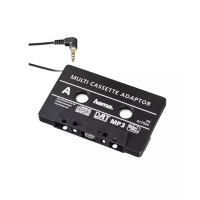 Hama cd adapter kazetta autorádióhoz fekete (17524)