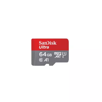 Sandisk microsd ultrakártya 64gb, 140mb/s,  a1, class 10, uhs-i (215426)