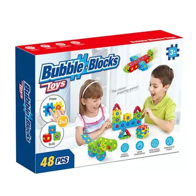 Bubble Blocks építőjáték szett 48db-os