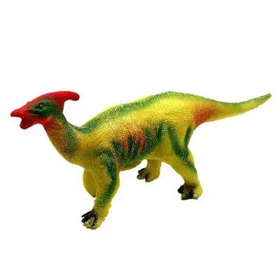 Pamut töltésű Parasaurolophus dinoszaurusz figura 34cm