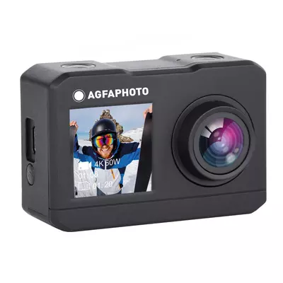 Agfaphoto Realimove akciókamera Kettős képernyő - WIFI - 120  széles látószög 10 tartozékkal