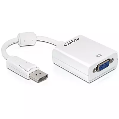 Delock Adapter Displayport apa > VGA 15tűs anya