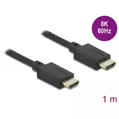 Delock Ultra nagy sebességű HDMI kábel 48 Gbps 8K 60 Hz 1 m