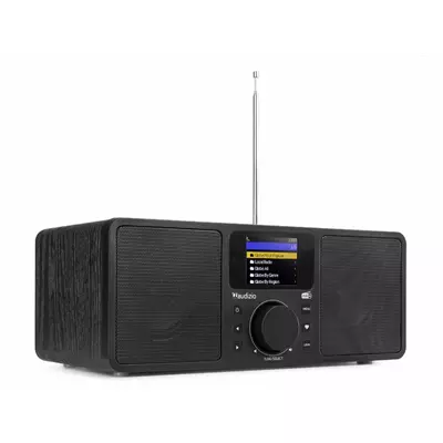 Audizio Rome internet rádió, 50W (WiFi + Bluetooth) - Fekete