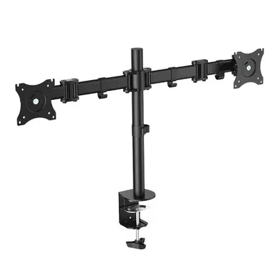 LogiLink Kettős monitortartó, 13 27" acél, 428 mm karhossz