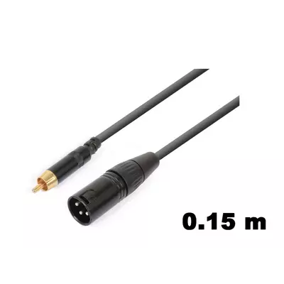 PD Connex CX132 Átalakító Kábel (XLR papa - RCA papa) - Monó