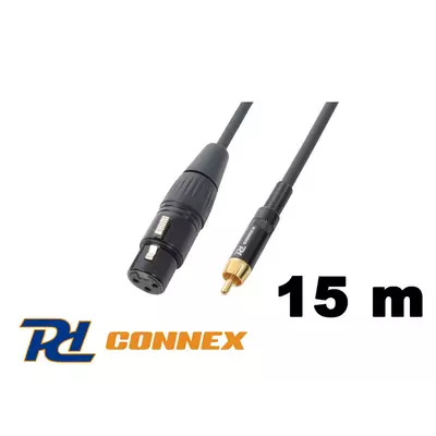 PD Connex CX54-15 jelkábel (RCA - XLR mama) - (15 m)