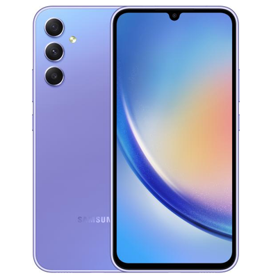 Samsung Galaxy A34 A346 5G Dual Sim 6GB RAM 128GB ibolya (violet) kártyafüggetlen okostelefon