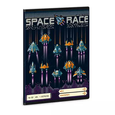 Ars Una: Space Racer 1.osztályos vonalas füzet A/5 14-32