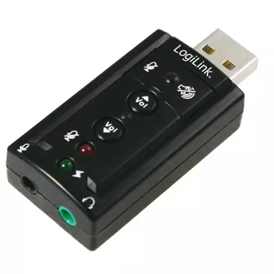 LogiLink USB 2.0 Virtuális Audió Adapter 7.1 csatornás