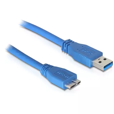 Delock kábel USB 3.0 Type A apa > USB 3.0 Type micro B apa 5 m