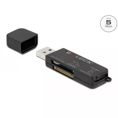 Delock SuperSpeed USB kártyaolvasó SD / Micro SD / MS memóriakártyákhoz