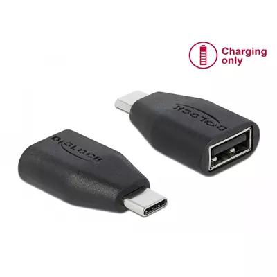 Delock USB adatblokkoló USB Type-C  csatlakozó - USB A-típusú aljzat