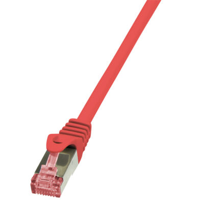 LogiLink Patch kábel PrimeLine, Cat.6, S/FTP, piros, 1 m