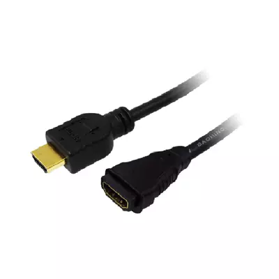 LogiLink nagy sebességű HDMI kábel Ethernettel, 5.00 méter