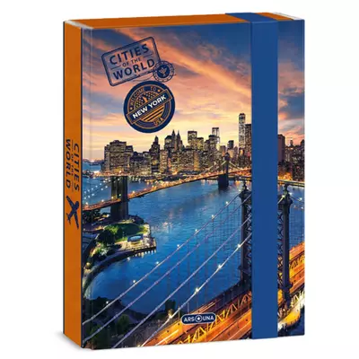 Ars Una: Cities - New York A5-ös füzetbox 4cm-es gerincvastagsággal