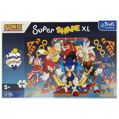 Sonic Super Shape XL 104 db-os puzzle - Trefl