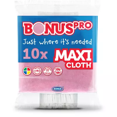 Bonus Pro Maxi általános törlőkendő 10/1 Pink