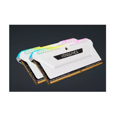 CORSAIR Memória VENGEANCE RGB PRO DDR4 32GB 3600MHz C18 SL (Kit of 2), fehér