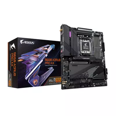 GIGABYTE Alaplap AM5 B650 AORUS PRO AX AMD B650, ATX