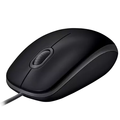 LOGITECH Egér - B110 Vezetékes Optikai Silent, Fekete