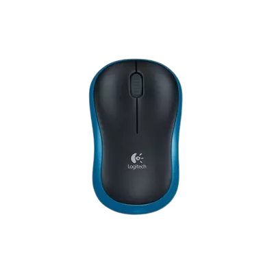 LOGITECH Egér - M185 Vezeték Nélküli Optikai Nano, Kék