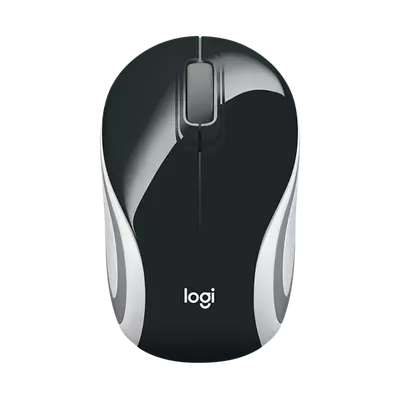 LOGITECH Egér - M187 Vezeték Nélküli Optikai Nano, Fekete