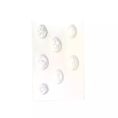 Húsvéti tojások gipszkiöntő forma
