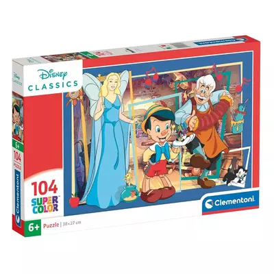 Disney Pinokkió 104db-os Supercolor puzzle - Clementoni