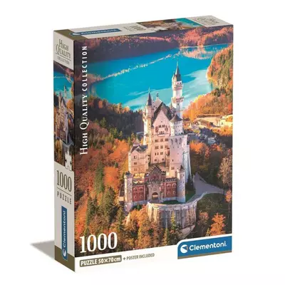 Neuschwastein kastély HQC 1000db-os Compact puzzle - Clementoni