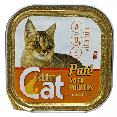 Goldencat csirkés alutálkás macskaeledel 100g