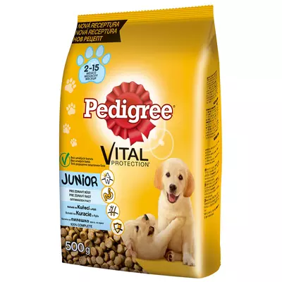 Pedigree junior baromfi kutyaeledel 500g