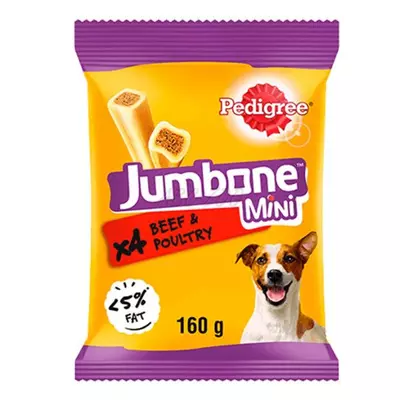 Pedigree jumbo mini kutyaeledel marhával 160g