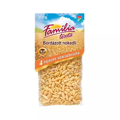 Família 4 tojásos bordázott nokedli 400g