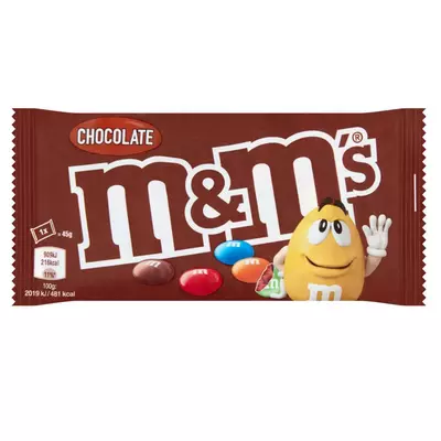 M&M's tejcsokoládés drazsé cukorbevonattal 45 g