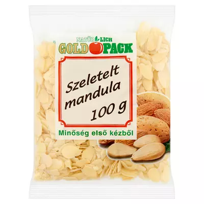 Gold Pack Szeletelt mandula 100g