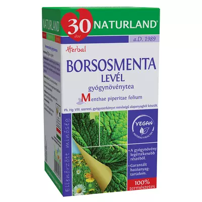 Naturland borsmenta gyógynövénytea 30g