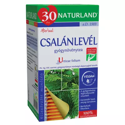 Naturland csalánlevél gyógynövénytea 30g