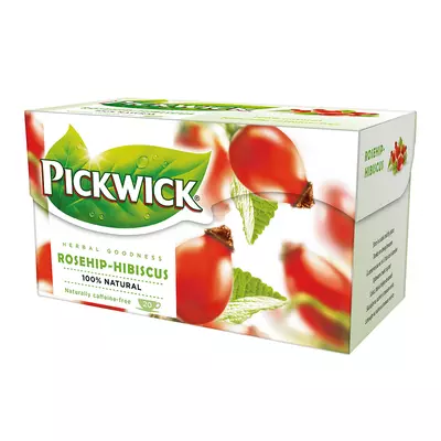 Pickwick Herbal Goodness csipkebogyó tea hibiszkusszal 50 g